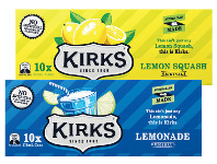 Foodworks Kirks Soft Drink Cans 10 Pack x 375ml offer