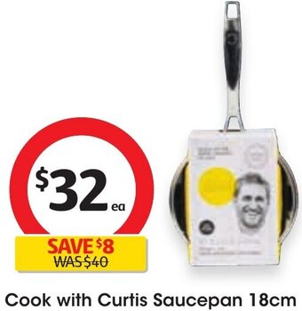 Cook with Curtis Saucepan 18cm