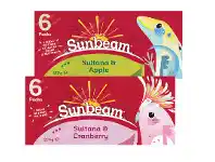 Foodworks Sunbeam Sultanas Snack Pack 6 Pack x 25/39g offer