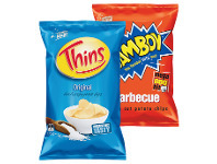 Foodworks Thins, Samboy, French Fries or Natural Chip Co 150-175g offer