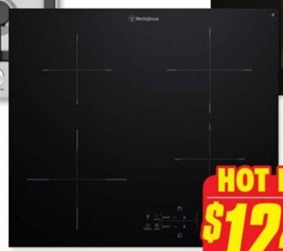 60cm Induction Cooktop Black offer at The Good Guys