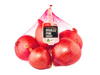 Coles Coles Australian Rosalee Pink Onions 1kg Bag offer