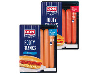 Foodworks Don Footy or Cocktail Franks Skinless or Skin-On 600/750g offer