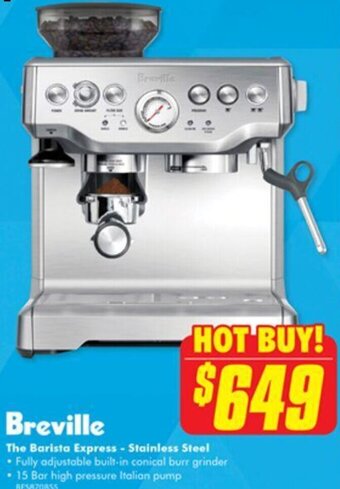 The Good Guys Breville The Barista Express-Stainless Steel offer
