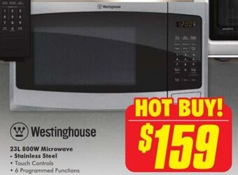 The Good Guys 23L 800W Microwave - Stainless Steel offer