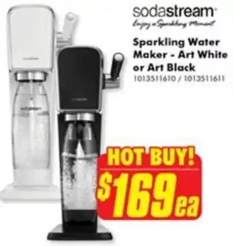 The Good Guys sodastream Sparkling Water Maker-Art White or Art Black offer