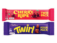 Coles Cadbury Twin or Four Pack Bars 58g-80g offer