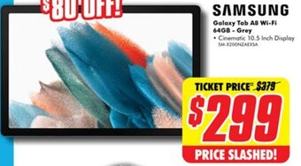 The Good Guys Galaxy Tab A8 Wi-Fi 64Gb - Grey offer