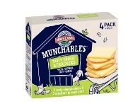 Coles Mainland On the Go Cheese & Crackers or Munchables 4 Pack offer