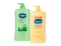 Coles Vaseline Intensive Care Moisturiser Aloe Soothe or Deep Restore 750ml offer