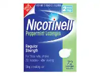 Chemist Discount Centre Nicotinell Peppermint Lozenges Regular Strength 2mg 72 Pack offer