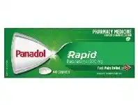 Pharmacy Direct Panadol Rapid 500mg 40 Caplets offer