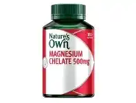 Nature’s Own Magnesium Chelate 500mg 180 Capsules