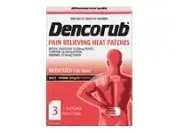 Dencorub Pain Relieving Heat Patches 3
