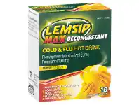 Foodworks Lemsip Max Cold & Flu Decongestant Hot Drink Sachet 10 Pack offer