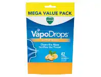 Coles Vicks Vapodrops Butter Menthol Lozenges 42 Pack offer