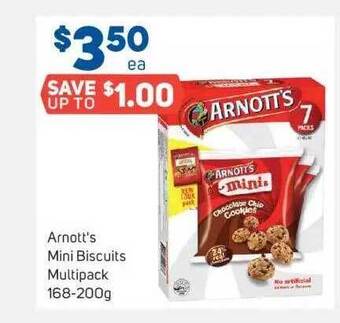 Foodland Arnott's mini biscuits multipack offer