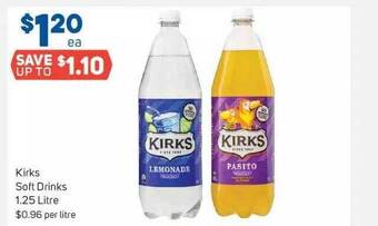 Foodland Kirks soft drinks offer