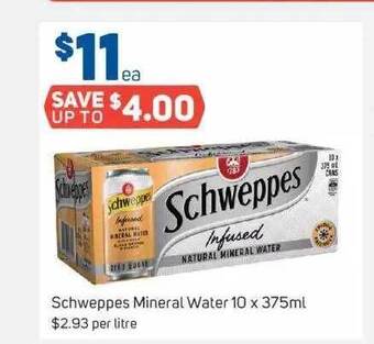 Foodland Schweppes mineral water offer