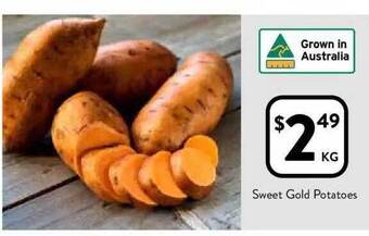Foodworks Sweet gold potatoes offer