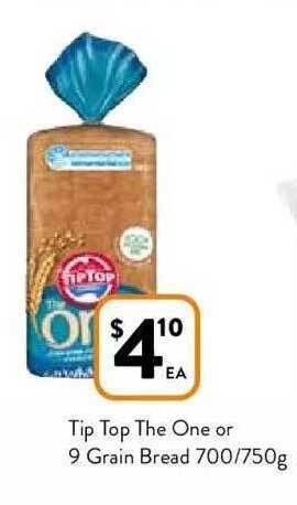 Tip top the one or 9 grain bread