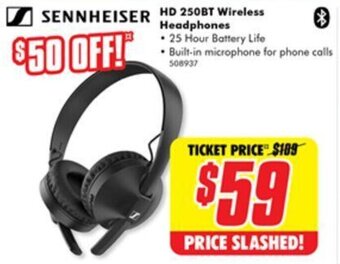 The Good Guys HD 250BT Wireless Headphones offer