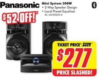 The Good Guys Mini System 300W offer