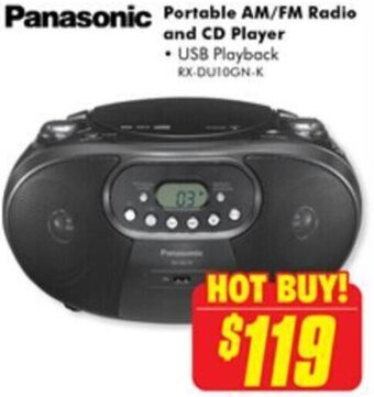 The Good Guys Portable AM/FM Radio And CD Player offer