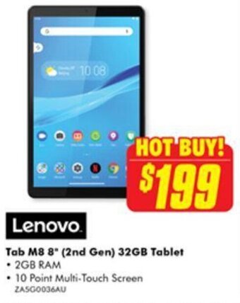 The Good Guys Tab M8 8" (2nd Gen) 32GB Tablet offer
