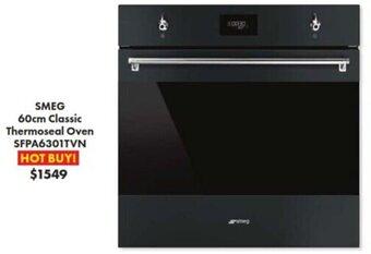The Good Guys SMEG 60cm Classic Thermoseal Oven offer