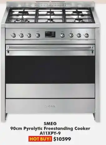 The Good Guys 90cm Pyrolytic Freestanding Cooker A11XPY-9 offer