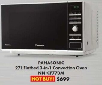 The Good Guys Panasonic 27L Flatbed 3-In-1 Convection Oven offer