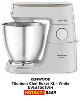 The Good Guys Kenwood Titanium Chef Baker XL - White offer
