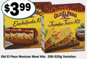 Old El Paso Mexican Meal Kits 290-520g Varieties