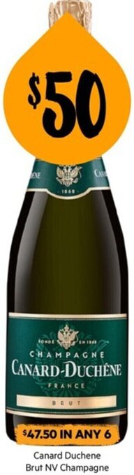 First Choice Liquor Canard Duchene Brut NV Champagne offer
