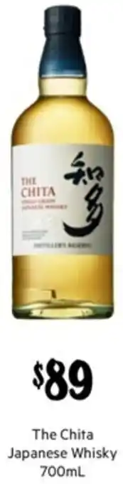 First Choice Liquor The Chita Japanese Whisky 700ml offer