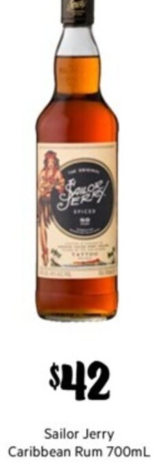 Sailor Jerry Caribbean Rum 700ml