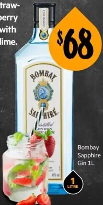 Bombay Sapphire Gin 1L