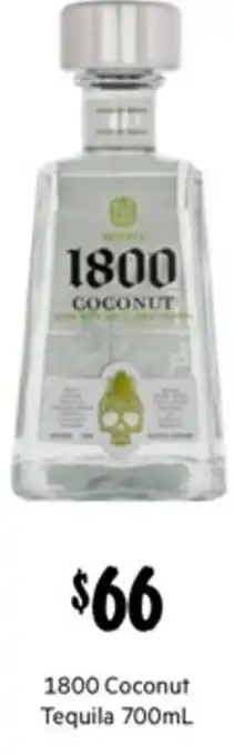 First Choice Liquor 1800 Coconut Tequila 700ml offer