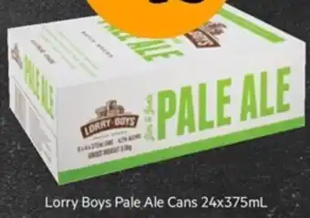 First Choice Liquor Lorry Boys Pale Ale Cans 24x375ml offer