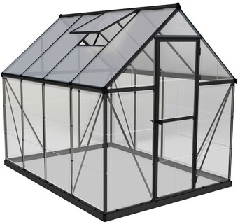 Coles Maze grey frame 6x8ft green house offer