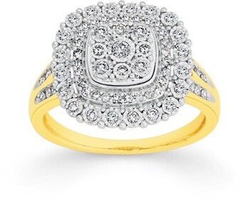 Prouds 9ct gold diamond ring offer