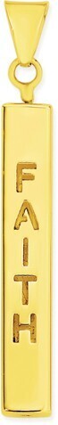 Prouds 9ct gold inspiration bar pendant offer
