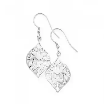 Prouds Sterling silver filigree twist drop earrings offer