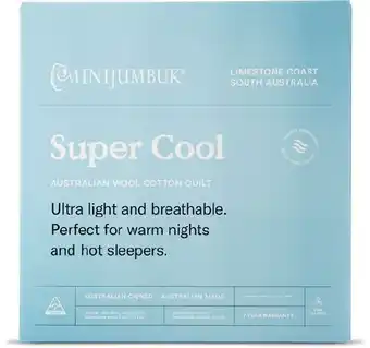 Myer Minijumbuk super cool wool quilt offer