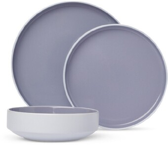 Myer Vue 12pc halo dinner set in purple heather offer