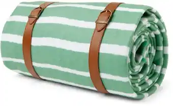 Myer Australian house & garden garden stripe picnic rug 135x200cm offer