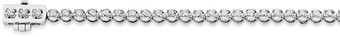 Angus & Coote 9ct white gold diamond fine tennis bracelet offer