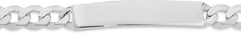 Angus & Coote Sterling silver 21cm curb id men's bracelet offer