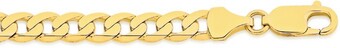 Angus & Coote 9ct gold men's 20.5cm curb bracelet offer